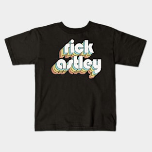 Retro Rick Astley Kids T-Shirt